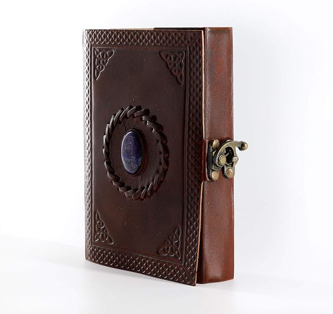 Vintage Leather Journal Handmade Buffalo Non-Refillable Deckle Edge Paper – - Image 3