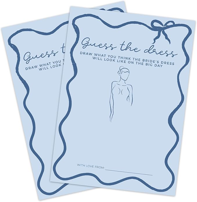 DEEKA 30 PCS Bridal Shower Games Card - Image 9