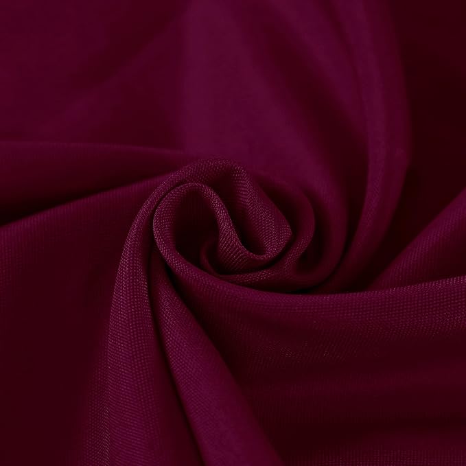 Fokitut 2 Pack Waterproof Round Tablecloth, 90 Inch, Stain Resistant and - Image 4