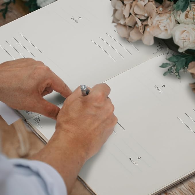 Vienrose Wedding Guest Book Set - Image 4