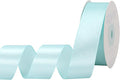 Light Blue Satin Ribbon 1 inch X Continuous 25 Yards, Single Face Polyester by Kryvusribbon