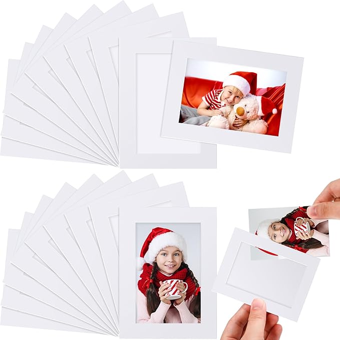 Soaoo 60 Pcs Magnetic Picture Frames Wallet Size 2.5 x 3.5 Inches Reusable by Soaoo
