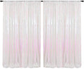 4FTx8FT Iridescent Sequin Backdrop Curtains 2 Panels Sparkly Background Drapes by HMQIANG