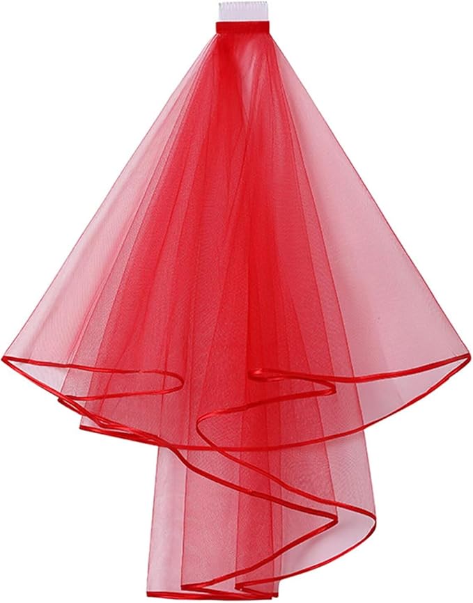 Women's Short Wedding Veils - Image 5