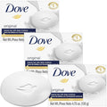 Dove Soap, Original Beauty Bar 3-Pack – 3-in-1 Moisturizing Face, Body & Hand by Dove