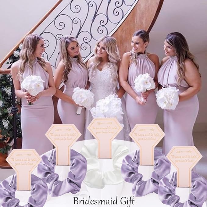 1+7 Pack Bachelorette Party Favor Retro Heart Sunglasses and Bridesmaid - Image 5