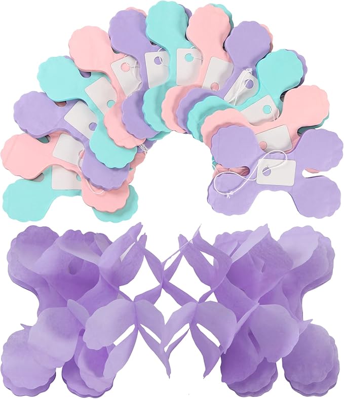 Pink-Purple Mint Mermaid Party-Decorations Streamers-Garland - Image 2