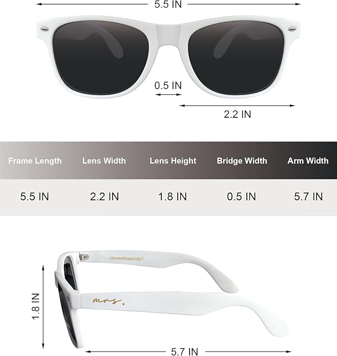 Bride and Groom Polarized Sunglasses - Image 2