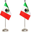 Mexico Mexican Deluxe Desk Flag Set Small Mini Miniature Mexico Mexican Table by tibijoy