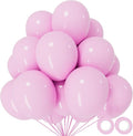 110pcs Pastel Pink Balloon 12 Inch, Pastel Pink Latex Balloons by KUULBELA