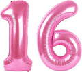 number pink 16 balloon by Upgesy