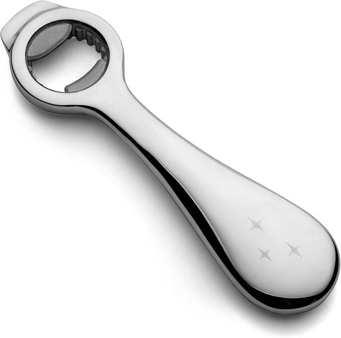 Midnight Open All-in-One Bottle and Can Opener, Ergonomic Design, Stainless by MidnightKitchenTools