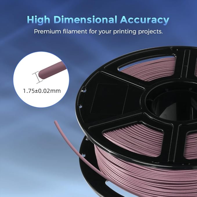 FLASHFORGE Carbon Fiber PLA Filament 1.75mm, Carbon Fiber Reinforced PLA 3D - Image 3