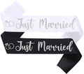 2 Pcs Bride to Be Sash and Groom to Be Sash Just Married Bachelorette Party by Unknown