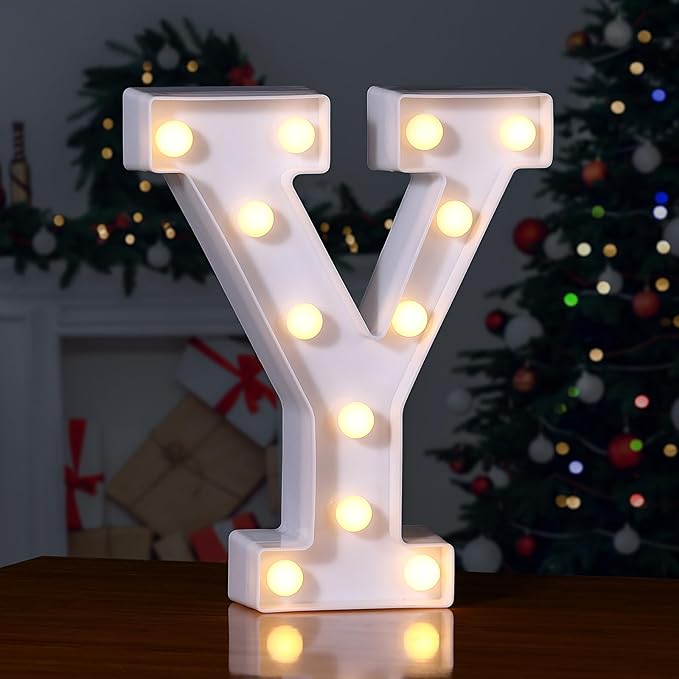 Foaky LED Letter Lights Sign Marquee Light Up Letters Sign by Foaky