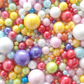 Edible Pearl Sugar Sprinkles Multicolor Candy Mixing Size Baking Edible Cake by Senchanting