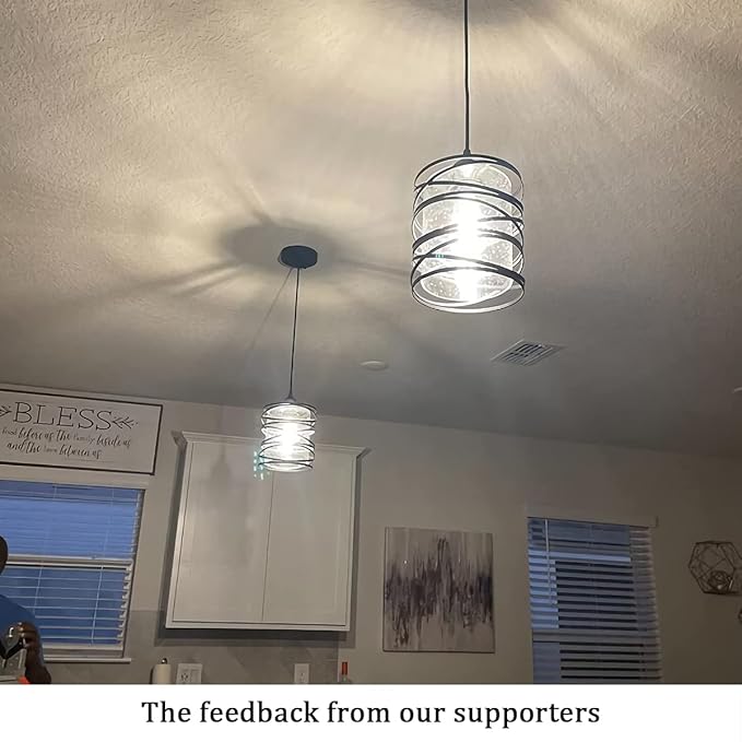 Modern Mini Pendant Light Fixture 3-Pack Kitchen Island Pendant Lighting - Image 2