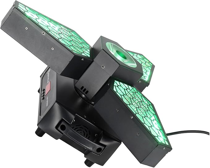 Rockville Leaf Spinner 250W 3-in-1 Rotating DJ Stage Light - Image 6