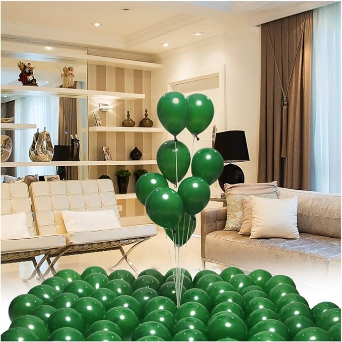 400 Pack Green Balloons 5 Inch Dark Green Latex Mini Small Balloon - Image 4