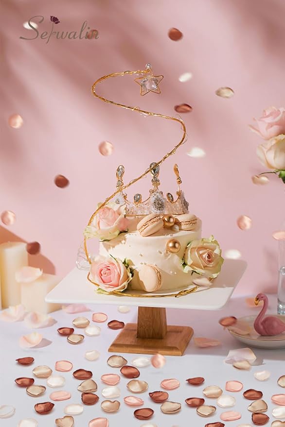 Serwalin 300Pcs Silk Rose Petals Artificial Flower Petals - Image 5