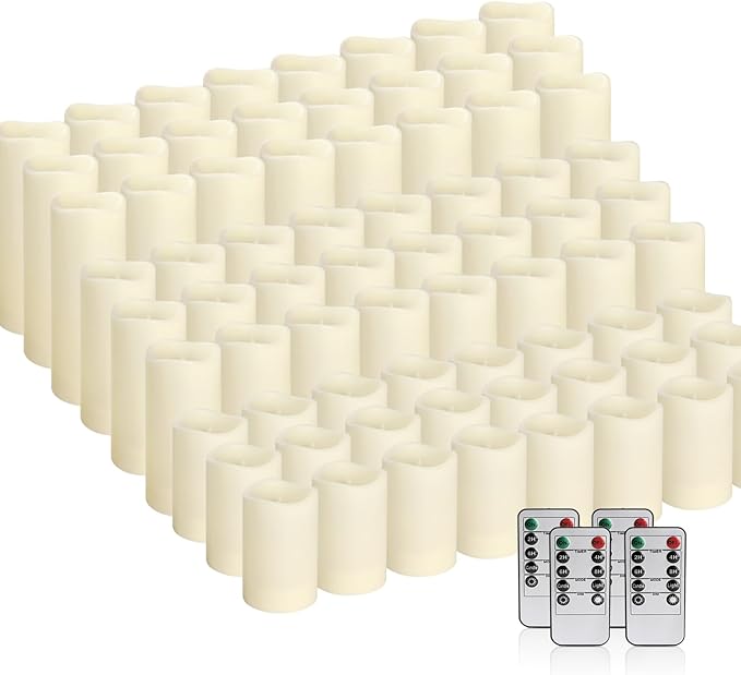 72-Pack LED Flameless Candles - Image 3