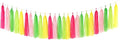 Hawaiian-Themed Pool Party-Decorations Tassel Garland by Panduola