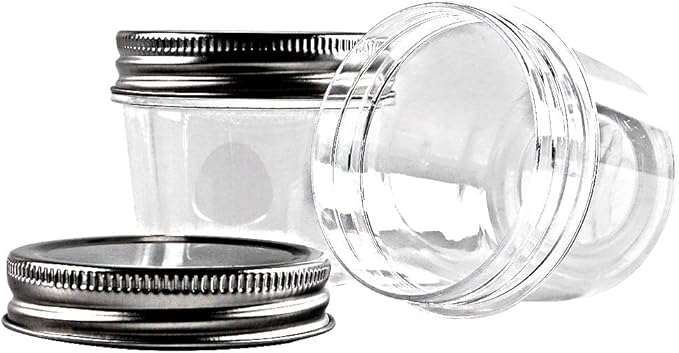 novelinks 4 oz Clear Plastic Jars - Image 4