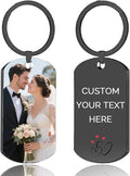 Custom Keychain with Picture, Personalized Double-sided Keychains Gifts by EGUEGU