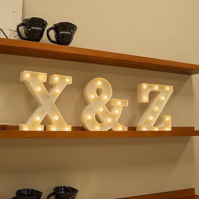 Foaky LED Letter Lights Sign Marquee Light Up Letters Sign - Image 3