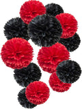 Paper Flower Tissue Pom Poms Party Supplies by MOWO