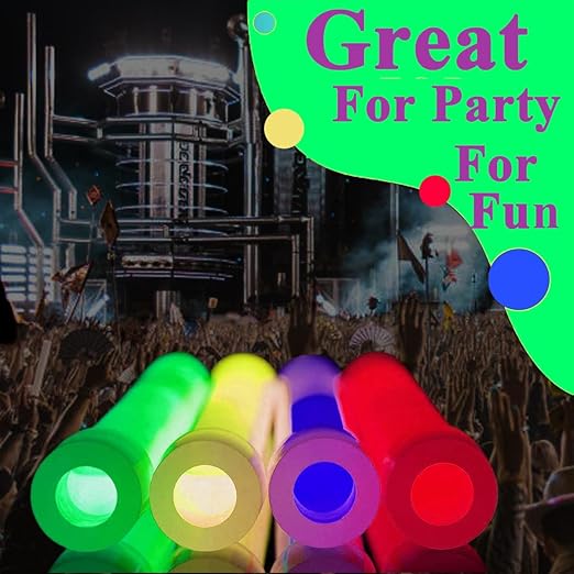 22 PC Glow Sticks in The Dark Party Supplies, 12 Hours Duration Emergency Glow - Image 2