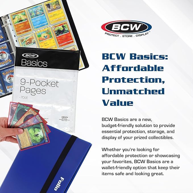 BCW Basics Folio 9-Pocket Card Album - Image 7