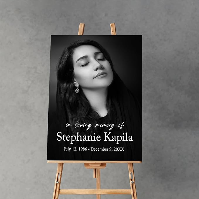Funeral Welcome Sign, Memorial Welcome Sign, Celebration of Life Welcome Sign - Image 5