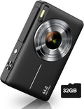 Small Digital 44MP Point and Shoot Compact Camera by CAMKORY