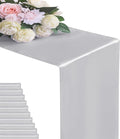 12Pack Table Runner 12 x 108 Inches Satin Silk Table Runner by flohar