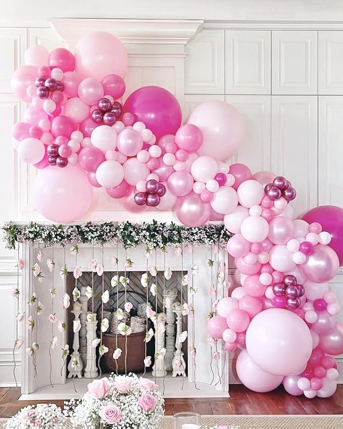 Bezente Pastel Pink Balloons 36 Inch - Image 7
