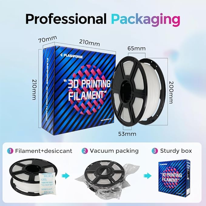 FLASHFORGE Rapid PLA Filament 1.75mm, High Flow Speedy 3D Printer Filament - Image 6