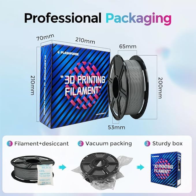 FLASHFORGE Rapid PLA Filament 1.75mm, High Flow Speedy 3D Printer Filament - Image 6