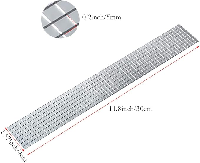 PP OPOUNT 9440 PCS Self Adhesive Mirror Mosaics Sheets, 5 x 5 mm Silver Mirrors - Image 2