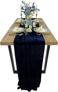 Luxurious Velvet Table Runner, 10ft Wedding Reception Decorations, 20x120inch by EHLDekol