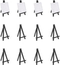 MECCANIXITY Mini Plastic Display Easels, 6.3"x3.4"A-Frame Plastic Painting by MECCANIXITY