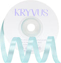 Light Blue Satin Ribbon 1/4 inch X Continuous 25 Yards, Single Face Polyester by Kryvusribbon