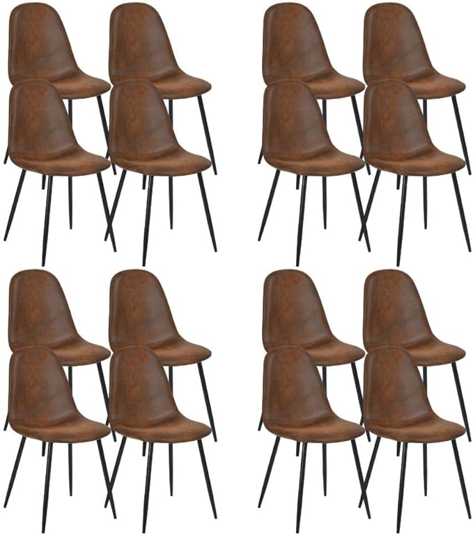 Homy Casa Mid Century Modern Dining Chairs Set by HomyCasa