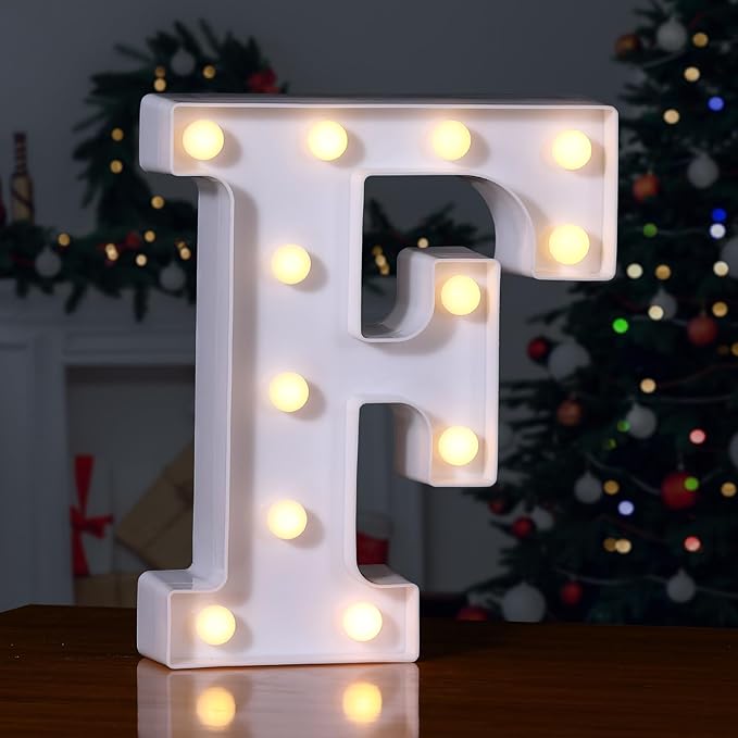 Foaky LED Letter Lights Sign Marquee Light Up Letters Sign by Foaky