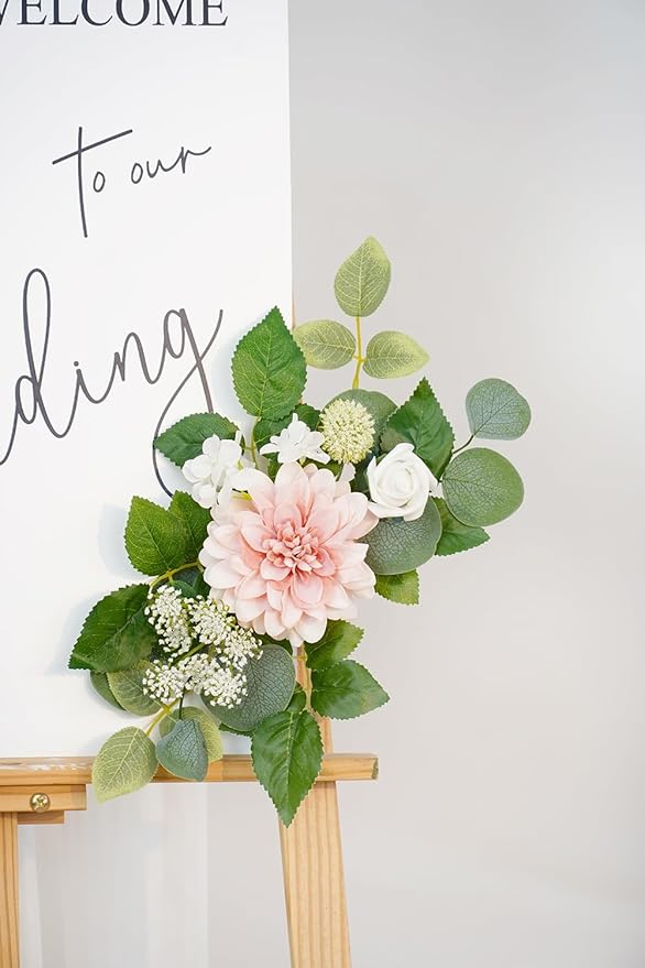 WEIERYUE Artificial Flowers Decorations, Artificial Arch Backdrop Garlandfor - Image 7