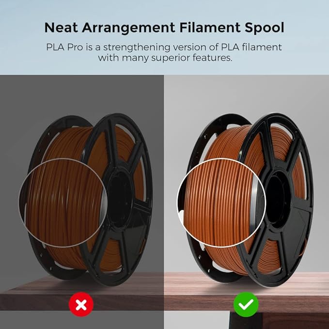 FLASHFORGE 3D Printer Filament, PLA PRO Filament 1.75mm, 1KG Spool, Dimensional - Image 4