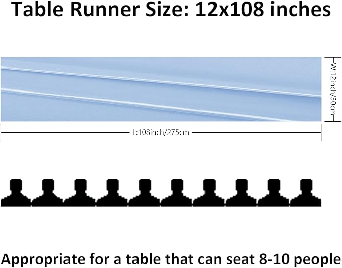 12Pack Table Runner 12 x 108 Inches Satin Silk Table Runner - Image 2
