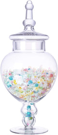 Clear Glass Apothecary Jars, Diamond Star Large Candy Buffet Display, Elegant by DiamondStar