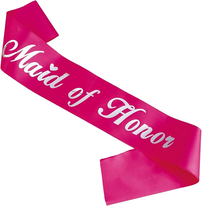 KETAOO Maid of Honor Sash, Maid of Honor Lace Sash by Unknown