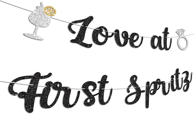 Love At First Spritz Wedding Banner - Image 4